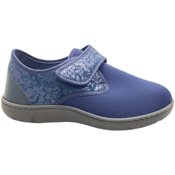 Pantofi Femei Papuci de casă Shoes4Me LIP5278blu albastru