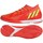 Pantofi Bărbați Fotbal adidas Originals Predator EDGE3 IN Roșii, Portocalie