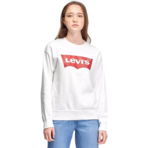 Îmbracaminte Femei Bluze îmbrăcăminte sport  Levi's Graphic Standard Crew Hoodie Alb