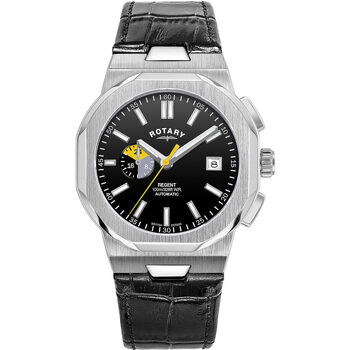 Ceasuri & Bijuterii Bărbați Ceasuri Analogice Rotary GS05455/04, Automatic, 41mm, 10ATM Argintiu