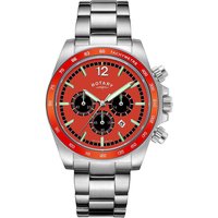 Ceasuri & Bijuterii Bărbați Ceasuri Analogice Rotary GB05440/54, Quartz, 41mm, 10ATM Argintiu