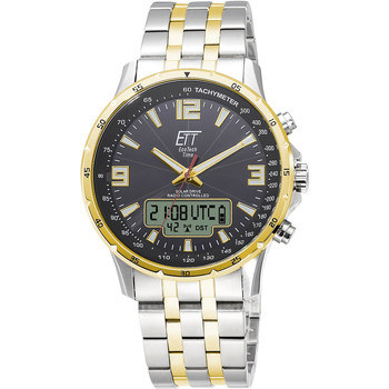 Ceasuri & Bijuterii Bărbați Cesuri Analogic- digital Ett Eco Tech Time EGS-11553-21M, Quartz, 43mm, 10ATM Auriu