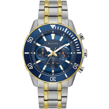 Ceasuri & Bijuterii Bărbați Ceasuri Analogice Bulova 98A246, Quartz, 44mm, 10ATM Argintiu