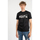 Îmbracaminte Bărbați Tricouri mânecă scurtă Les Hommes LLT202-717P | Round Neck T-Shirt Negru