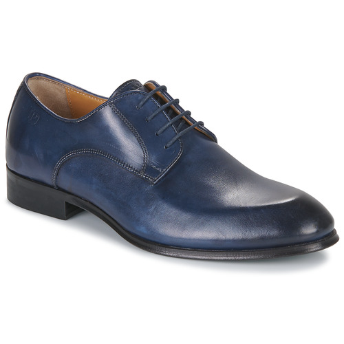 Pantofi Bărbați Pantofi Derby Pellet CHRISTIAN Veal / Brossé / Albastru