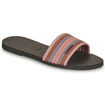 Pantofi Femei Papuci de vară Havaianas YOU MALTA COOL Negru / Roz