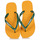 Pantofi  Flip-Flops Havaianas BRASIL LOGO Galben / Verde