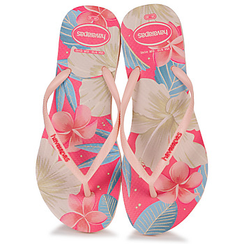 Pantofi Femei  Flip-Flops Havaianas SLIM FLORAL Roz