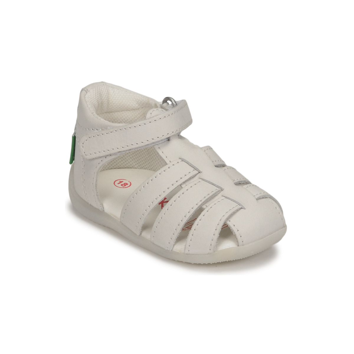 Pantofi Copii Sandale Kickers BIGFLO-2 Alb