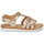 Pantofi Fete Sandale Kickers BRAHMIA Roz / Gold