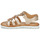Pantofi Fete Sandale Kickers BRAHMIA Roz / Gold