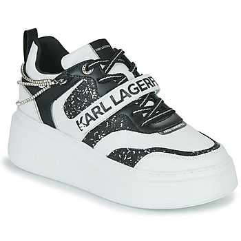 Pantofi Femei Pantofi sport Casual Karl Lagerfeld ANAKAPRI Krystal Strap Lo Lace Alb / Negru