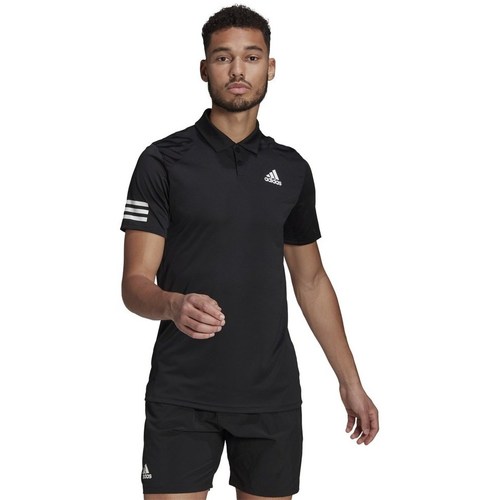 Îmbracaminte Bărbați Tricouri mânecă scurtă adidas Originals Tennis Club 3STRIPES Negru