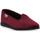 Pantofi Femei Papuci de casă Emanuela 360 BORDO PANTOFOLA roșu