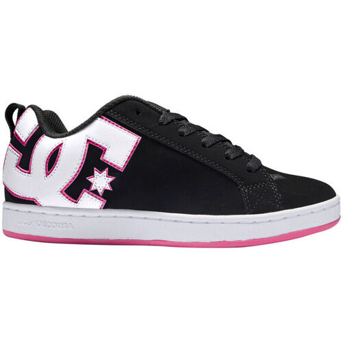 Pantofi Femei Sneakers DC Shoes Court graffik 300678 BLACK/PINK/CRAZY (BPZ) Negru