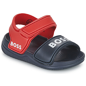 Pantofi Băieți Sandale BOSS J09190-849-B Albastru / Roșu