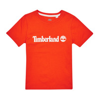 Îmbracaminte Băieți Tricouri mânecă scurtă Timberland T25T77 Roșu