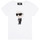 Îmbracaminte Fete Tricouri mânecă scurtă Karl Lagerfeld Z15418-10P-C Alb