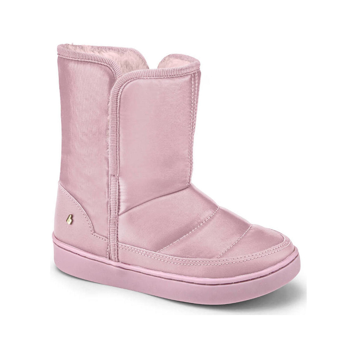 Pantofi Fete Ghete Bibi Shoes Ghete Fete Bibi Urban Boots New Camelia cu Blanita roz