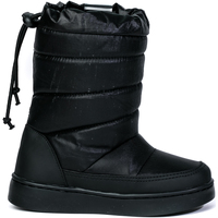 Pantofi Fete Cizme Bibi Shoes Cizme Unisex Bibi Urban Boots Black Imblanite Negru