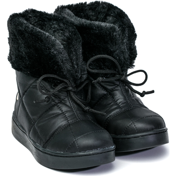Bibi Shoes Cizme Fete Bibi Urban Boots Black cu Siret Imblanite Negru