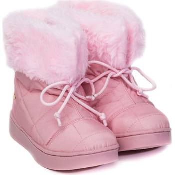 Bibi Shoes Cizme Fete Bibi Urban Boots Rosa cu Siret Imblanite roz