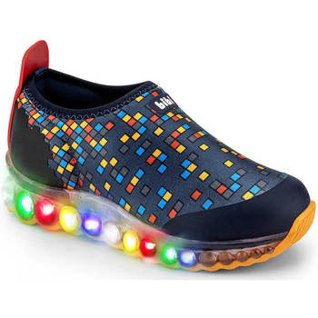 Pantofi Băieți Sneakers Bibi Shoes Pantofi Sport LED Bibi Roller Celebration Pixel Negru