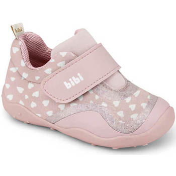 Pantofi Fete Pantofi sport Casual Bibi Shoes Pantofi Fete Bibi Fisioflex 4.0 Pink Hearts Roz