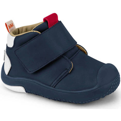 Pantofi Băieți Ghete Bibi Shoes Ghete Baieti Bibi Prewalker Azul cu Velcro albastru