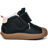 Pantofi Băieți Ghete Bibi Shoes Ghete Baieti Bibi Prewalker Black cu Velcro Imblanite Negru