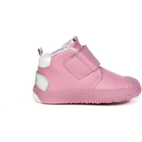 Pantofi Băieți Ghete Bibi Shoes Ghete Fete Bibi Prewalker Rosa cu Velcro Imblanite Roz
