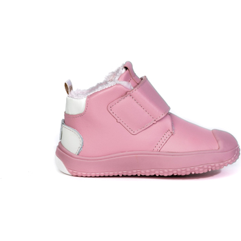 Pantofi Băieți Ghete Bibi Shoes Ghete Fete Bibi Prewalker Rosa cu Velcro Imblanite Roz