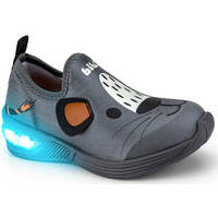 Pantofi Băieți Sneakers Bibi Shoes Pantofi Baieti LED Bibi Space Wave 2.0 Puppy Gri