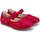 Pantofi Fete Balerin și Balerini cu curea Bibi Shoes Balerini Bibi Ballerina Rosii roșu