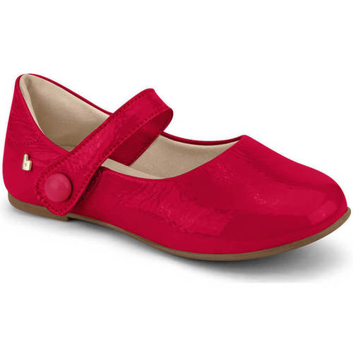 Pantofi Fete Balerin și Balerini cu curea Bibi Shoes Balerini Bibi Ballerina Rosii roșu