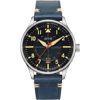 Ceasuri & Bijuterii Bărbați Ceasuri Analogice Avi-8 AV-4094-02, Automatic, 43mm, 5ATM Argintiu