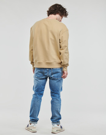 Calvin Klein Jeans SHRUNKEN BADGE CREW NECK Bej