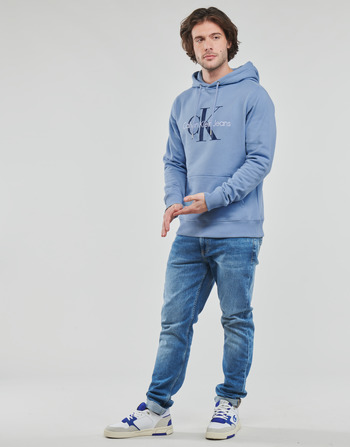 Calvin Klein Jeans MONOLOGO REGULAR HOODIE Albastru