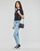 Îmbracaminte Femei Tricouri mânecă scurtă Calvin Klein Jeans RIB SHORT SLEEVE TEE Negru