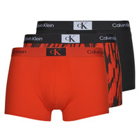 Lenjerie intimă Bărbați Boxeri Calvin Klein Jeans TRUNK 3PK X3 Negru / Roșu