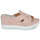 Pantofi Femei Papuci de vară Elue par nous NEBOLA Bej / Alb