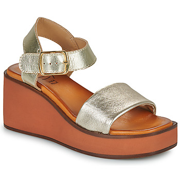 Pantofi Femei Sandale Metamorf'Ose NABOT Auriu / Maro