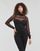 Îmbracaminte Femei Tricouri cu mânecă lungă  Morgan TOKI Negru