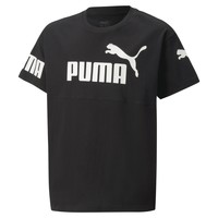 Îmbracaminte Băieți Tricouri mânecă scurtă Puma PUMA POWER Negru