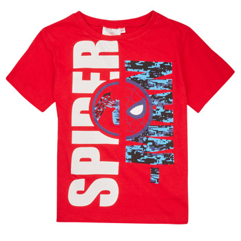 Îmbracaminte Băieți Tricouri mânecă scurtă TEAM HEROES  T-SHIRT SPIDERMAN Roșu