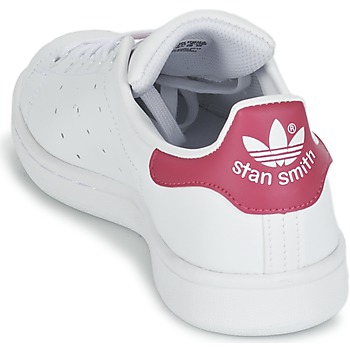 adidas Originals STAN SMITH J Alb / Roz