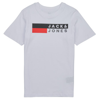 Îmbracaminte Băieți Tricouri mânecă scurtă Jack & Jones JJECORP LOGO TEE Alb
