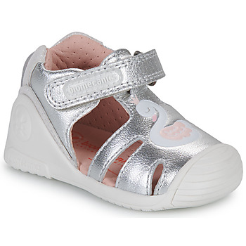 Pantofi Fete Sandale
 Biomecanics 232113 Argintiu