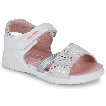Pantofi Fete Sandale
 Biomecanics 232248 Alb / Argintiu