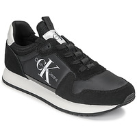 Pantofi Femei Pantofi sport Casual Calvin Klein Jeans RUNNER SOCK LACEUP NY-LTH WN Negru / Alb